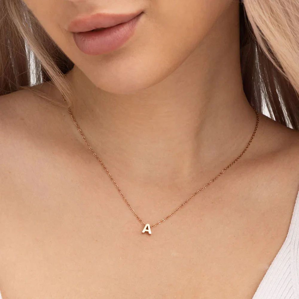 Small Letter Necklace