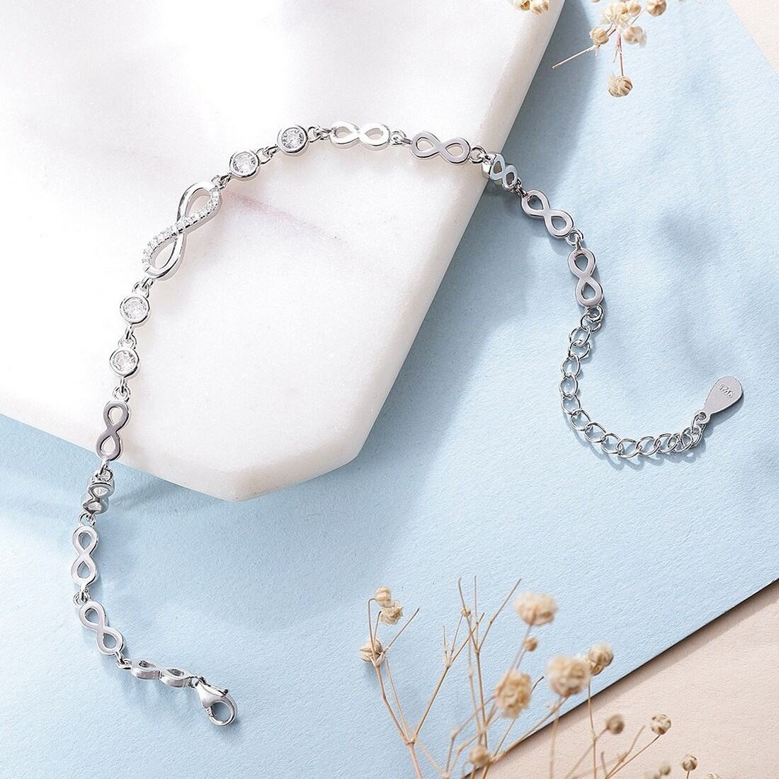 Infinity 925 Silver Bracelet